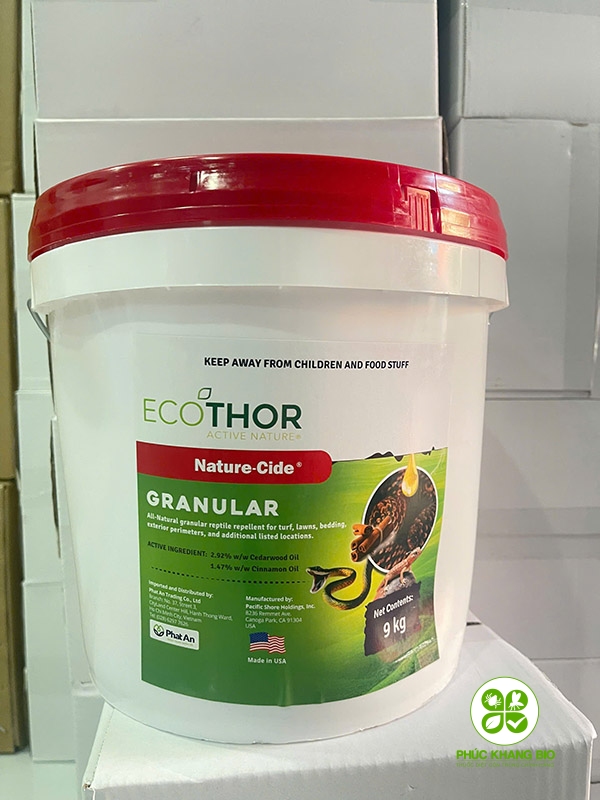 Bột xua đuổi rắn Ecothor Nature-Cide nhập khẩu Mỹ Ensystex 9kg