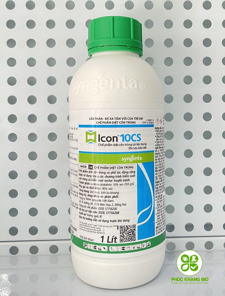 Icon 10CS - Hóa chất diệt muỗi, kiến ba khoang tồn lưu cực lâu của Syngenta (Bỉ)