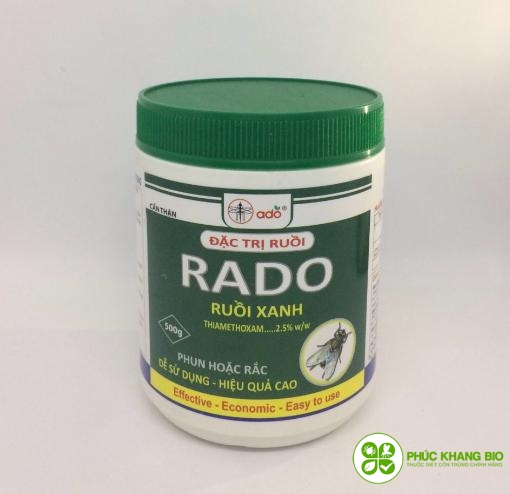 THUỐC DIỆT RUỒI XANH RADO - HỦ 500GR